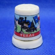 Naparstek Kolekcjonerski Porcelanowy Texas 