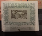 Znaczki kolekcjonerskie -  legenda o orle białym blok