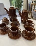 Porcelit Pruszków Serwis do kawy kokardki