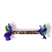 Kociobzik - zabawka handmade dla kota, naturalne pióra 