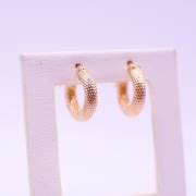 Kolczyki złote koła próby 585 13mm