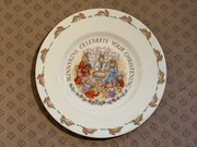 ROYAL DOULTON BUNNYKINS Talerz ozdobny porcelanowy króliki