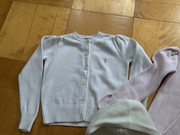 Ralph Lauren trzy sweterki dla dziewczynki komplet zestaw 2-3miesiace