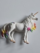 Klacz tęczowego jednorożca  z rogiem schleich