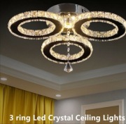 Lampa kryształowa led 41cm srednicy