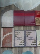 Albumy na monety 2 zł używane 8 sztuk 