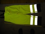 Spodnie robocze przeciwdeszczowe microfleece , z szelkami 