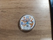 Lunar III rok smoka Kolorowy smok 1oz