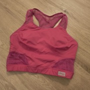 Biustonosz sportowy top do biegania sloggi neonowy S