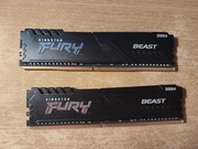 Pamięć Ram Kingston Fury Beast 64GB (2x32GB) DDR4 3200MHz CL16 
