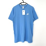 Koszulka t-shirt nike air Swoosh haft logo tee sb Tech drill niebieska blue