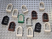 KLOCKI LEGO ELEMENTY OKNA OKIENKA TOWN MIX CASTLE ZAMEK OD 1ZŁ LICYTACJA