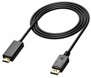 KABEL Z DISPLAYPORT DO HDMI 1,8M DP FULL HD
