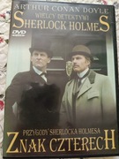 Sherlock Holmes Znak czterech film dvd pełnometrażowy