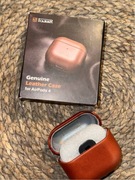 Skórzane etui ICARER do AirPods 4 – brązowe, now