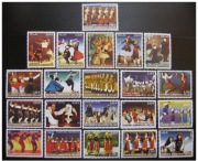 STROJE LUDOWE  GRECJA SERIA  21 ZNACZKÓW  PIĘKNE