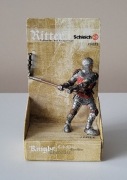 Schleich rycerz herbu Lilia piechur z cepem figurka model wycofany