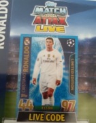 Cristiano ronaldo -Topps uefa 2015/2016 limited 