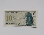 10 Rupii Indonezyjskich, 1964r, UNC, 