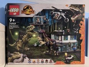 Lego nr 76949 atak gigantozaura i terinozaura 