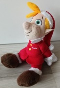 Skrzaty Świąteczne Coca-Cola Elf Skrzat Wesołek maskotka 17cm 