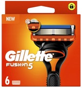 Gillette Fusion5 Ostrza Wymienne do Maszynki 6 szt
