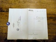 List urzędowy Konsystorza Genera. w Poznaniu(1873r) -oryginał z pieczęcią.