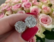 Kolczyki z diamentami naturalnymi 2,62ct VVS