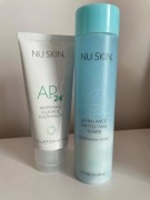 AP 24 + tonik matujący NU SKIN pasta wybielająca