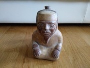 Peru figurka gliniana - replika ceramiki Moche rękodzieło