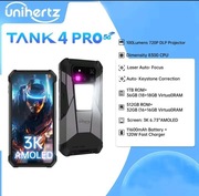 8849 Unihertz Tank 4 Pro Amoled 3K Projektor 36/1000GB 50Mpx 11600 mAh 5G