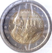 SAN MARINO 2 euro 2021, KM# 562, UNC