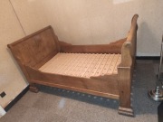 Łoże dębowe stare