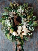 Wyjątkowy wianek zimowy świąteczny - Oh Deer