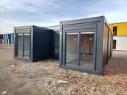 ZESTAW KONTENER BIUROWO MIESZKALNY TRIO ŁAZIENKA KLIMATYZACJA (50m2)