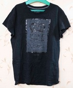 T-shirt Czarna koszulka Hard Rock Couture Paris XL bluzka oryginalna