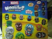 MARVEL WOOBLIES Arena + 2 wyrzutnie + 4 Figurki