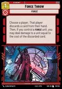 Star Wars Unlimited Force Throw