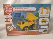 Samochód Zdalnie Sterowany 2w1 RC Wywrotka Z Wkrętakiem Zestaw DIY