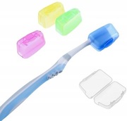 Etui podróżne na szczoteczki do zębów 10 szt. kolorowe pokrowce