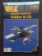 WAK 3/2011 Samolot myśliwski Fokker D.VII + LASERY
