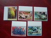 Montserrat MNH Fauna Życie Morskie Skorupiaki Koralowce