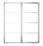 PAX Obudowa drzwi przes. z prowadnicami, aluminium, 200x236 cm 602.224.23