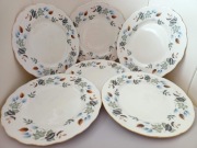 **SERWIS**patera + 6 talerzy porcelana Ridgway Potteries 1950+