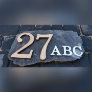 Tabliczka adresowa Numer domu Nazwa ulicy