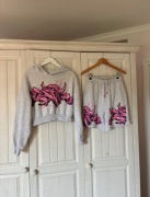 komplet bluza+spodenki damskie S