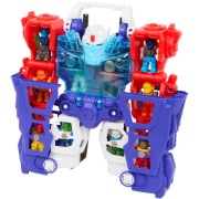 Robot Transformujący 55 cm z Dźwiękiem i Światłem + 10 Mini Robotów