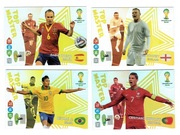 4 KARTY TOP MASTER - WORLD CUP BRASIL 2014 NEYMAR RONALDO 