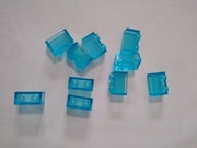 Lego 3065 1x2 niebieski transparentny 10 sztuk 