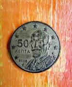 Grecja, 50 Euro Cent, 2002, Athens, Mos